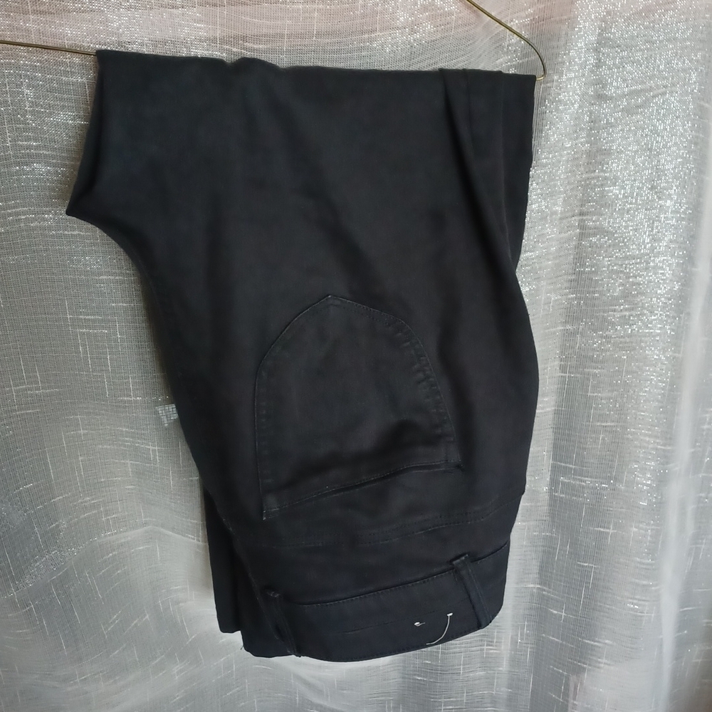 reCreation Black zip jeans, stretch Size 16w, great shape